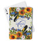 Sunflowers Playing Cards - Front View