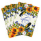Sunflowers Playing Cards - Hand Back View