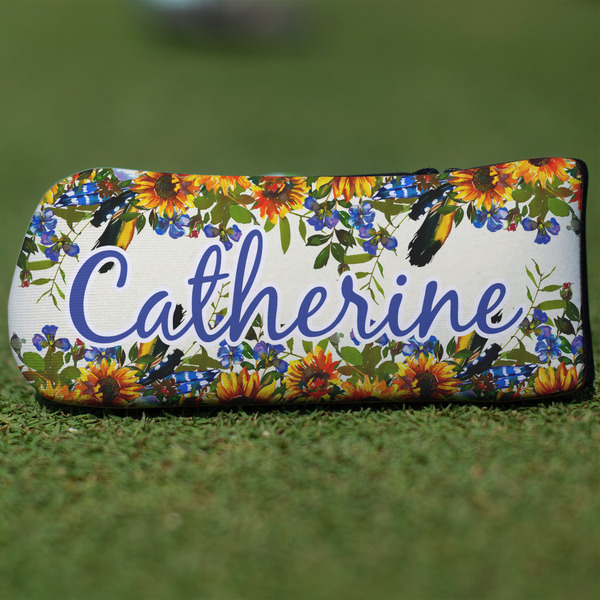 Custom Sunflowers Blade Putter Cover (Personalized)