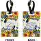 Sunflowers Rectangle Luggage Tag (Front + Back)