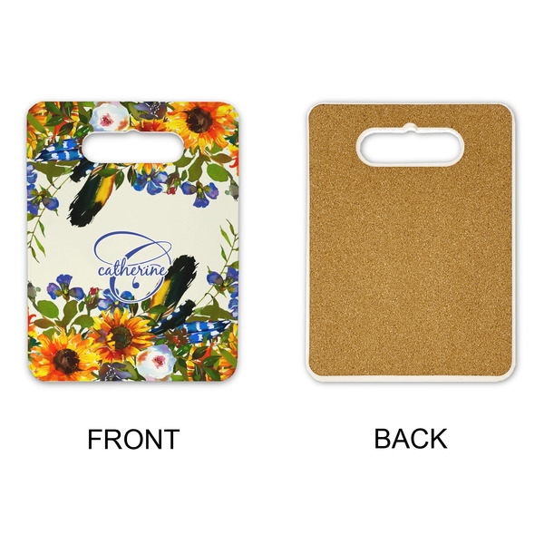 Sunflowers Rectangle Trivet with Handle - APPROVAL