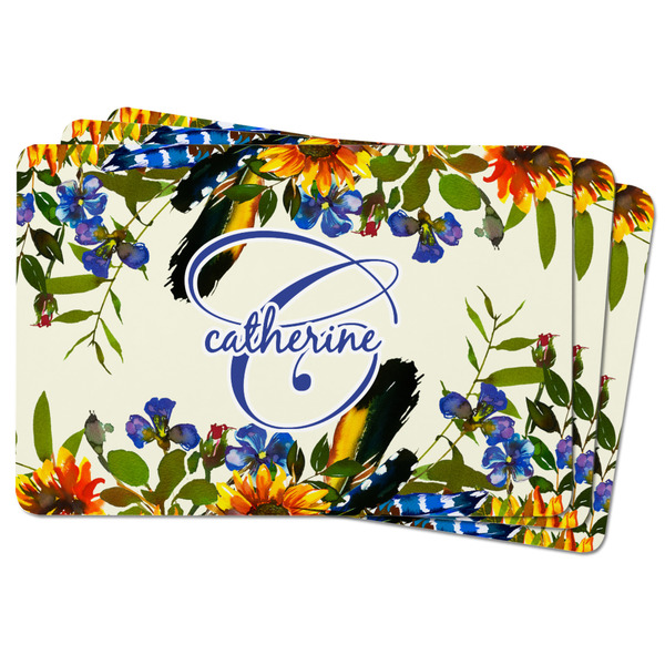 Sunflowers Rectangular Fridge Magnet - THREE