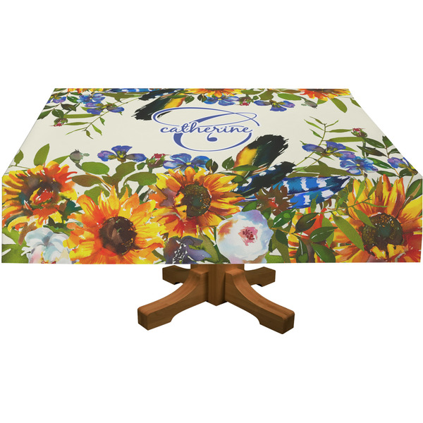 Sunflowers Rectangular Tablecloths (Personalized)