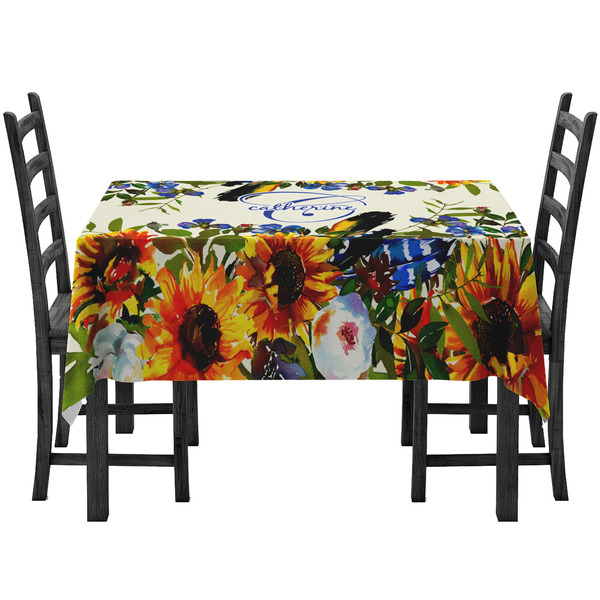 Custom Sunflowers Tablecloth (Personalized)