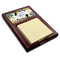 Sunflowers Red Mahogany Sticky Note Holder (Personalized)