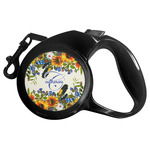 Sunflowers Retractable Dog Leash - Large (Personalized)