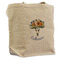Sunflowers Reusable Cotton Grocery Bag - Front View