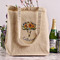 Sunflowers Reusable Cotton Grocery Bag - In Context