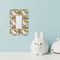 Sunflowers Rocker Light Switch Covers - Single - IN CONTEXT