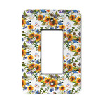 Sunflowers Rocker Style Light Switch Cover - Single Switch