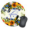 Sunflowers Round Mouse Pad
