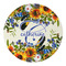 Sunflowers Round Paper Coaster - Approval