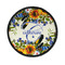 Sunflowers Iron On Round Patch w/ Name and Initial