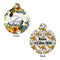 Sunflowers Round Pet Tag - Front & Back