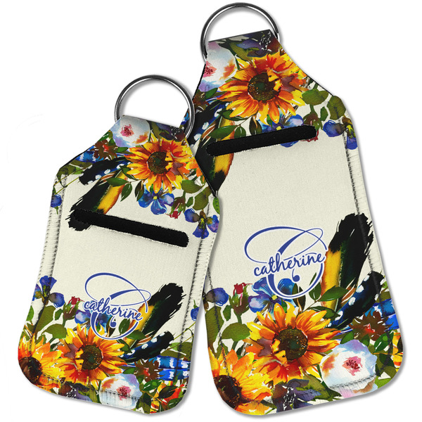 Sunflowers Sanitizer Holder Keychain - Parent Main