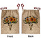 Sunflowers Santa Bag - Front and Back