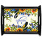 Sunflowers Serving Tray Black Large - Main