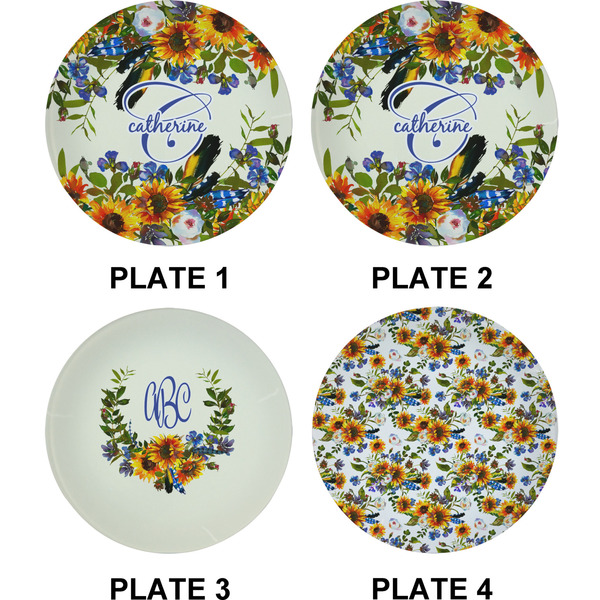 Sunflowers Set of Appetizer / Dessert Plates (Approval)