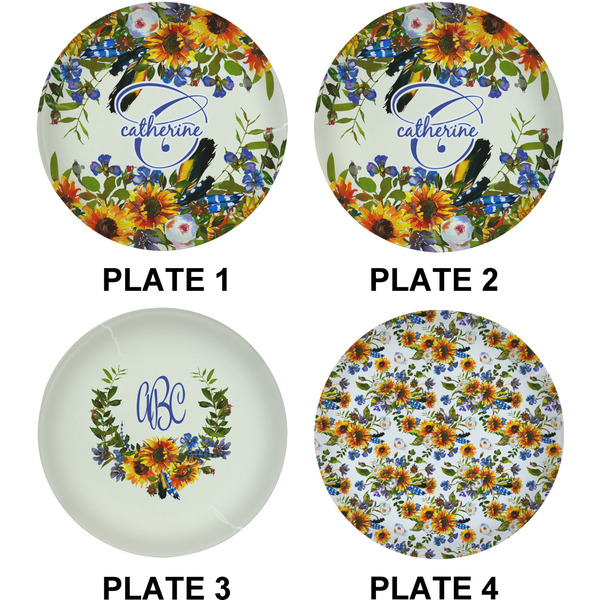 Sunflowers Set of Lunch / Dinner Plates (Approval)