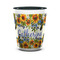 Sunflowers Shot Glass - Two Tone - FRONT