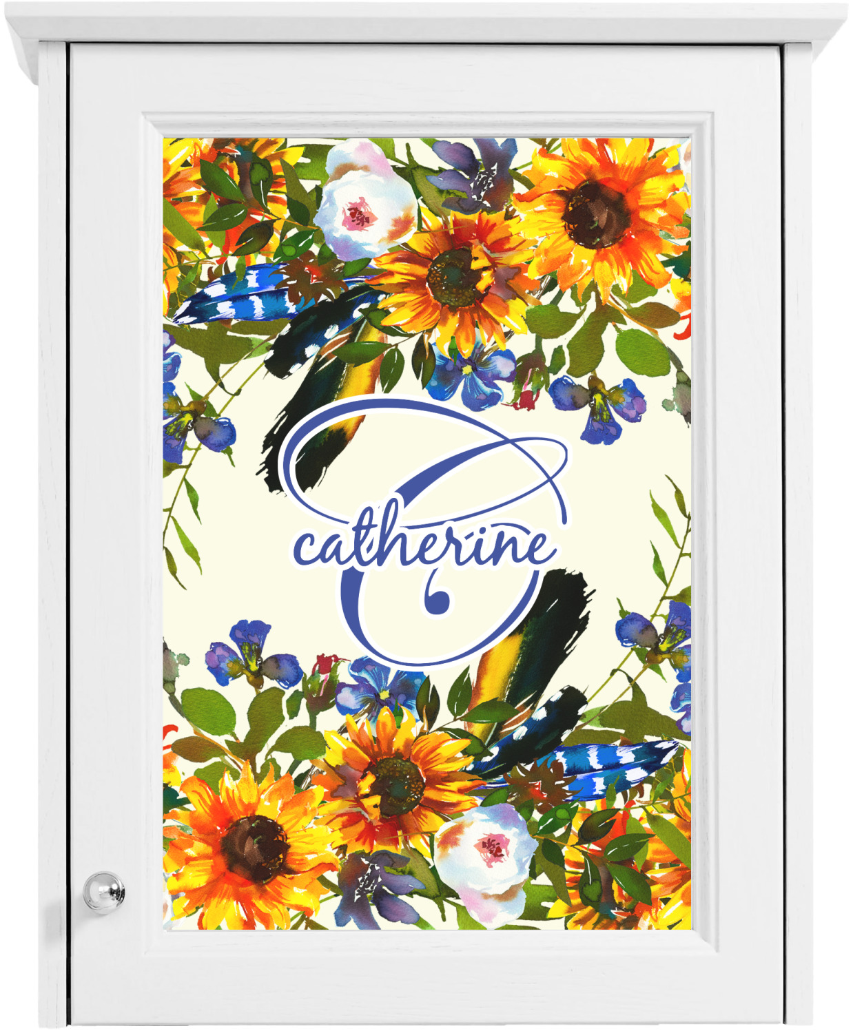 Sunflowers Decal Custom Size (Personalized) YouCustomizeIt