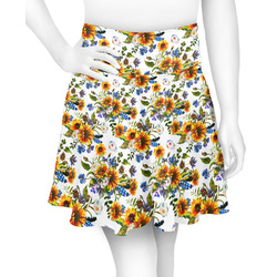 Sunflowers Skater Skirt - X Large