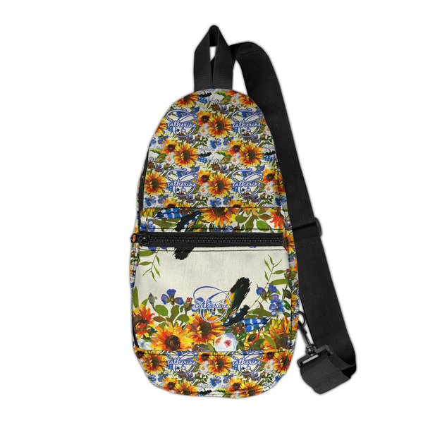 Custom Sunflowers Sling Bag (Personalized)