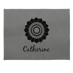 Sunflowers Small Gift Box w/ Engraved Leather Lid (Personalized)