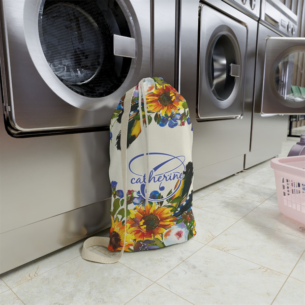 Sunflowers Small Landry Bag - In Context