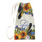 Sunflowers Small Laundry Bag - Front View