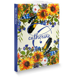 Sunflowers Softbound Notebook - 7.25" x 10" (Personalized)