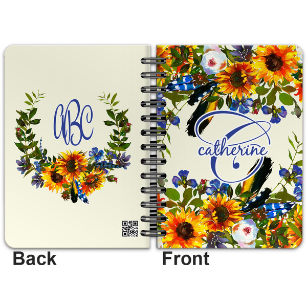 Sunflowers Spiral Journal 5 x 7 - Apvl