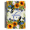 Sunflowers Spiral Journal Large - Front View