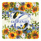 Sunflowers Square Decal - XLarge (Personalized)