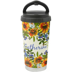 Sunflowers Stainless Steel Coffee Tumbler (Personalized)