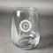 Sunflowers Stemless Wine Glass - Engraved (Personalized)
