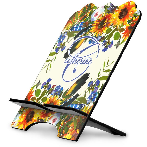 Custom Sunflowers Stylized Tablet Stand (Personalized)