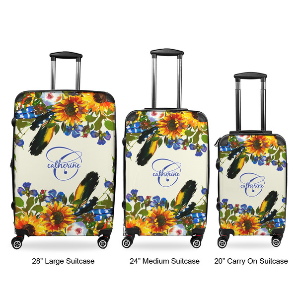 Sunflowers Suitcase Set 1 - APPROVAL
