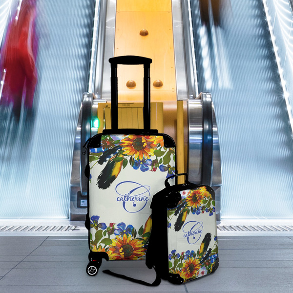 Sunflowers Suitcase Set 4 - IN CONTEXT