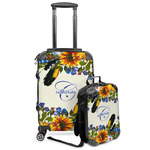 Sunflowers Kids 2-Piece Luggage Set - Suitcase & Backpack (Personalized)