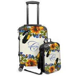 Sunflowers Kids 2-Piece Luggage Set - Suitcase & Backpack (Personalized)