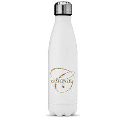 Sunflowers Water Bottle - 17 oz. - Stainless Steel - Full Color Printing (Personalized)
