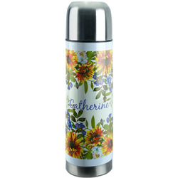 Sunflowers Stainless Steel Thermos (Personalized)