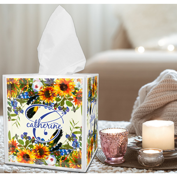 Sunflowers Tissue Box - LIFESTYLE
