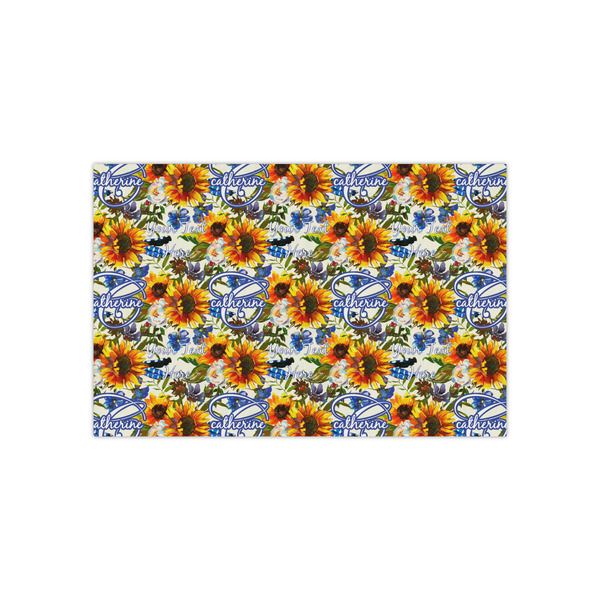 Custom Sunflowers Tissue Paper Sheets - Small - Heavyweight (Personalized)