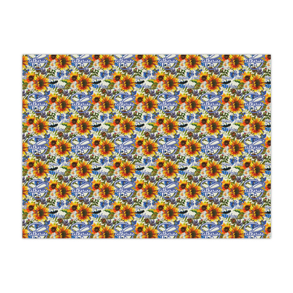 Custom Sunflowers Tissue Paper Sheets - Large - Lightweight (Personalized)