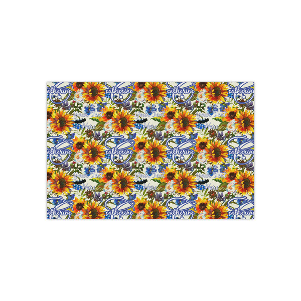 Custom Sunflowers Tissue Paper Sheets - Small - Lightweight (Personalized)