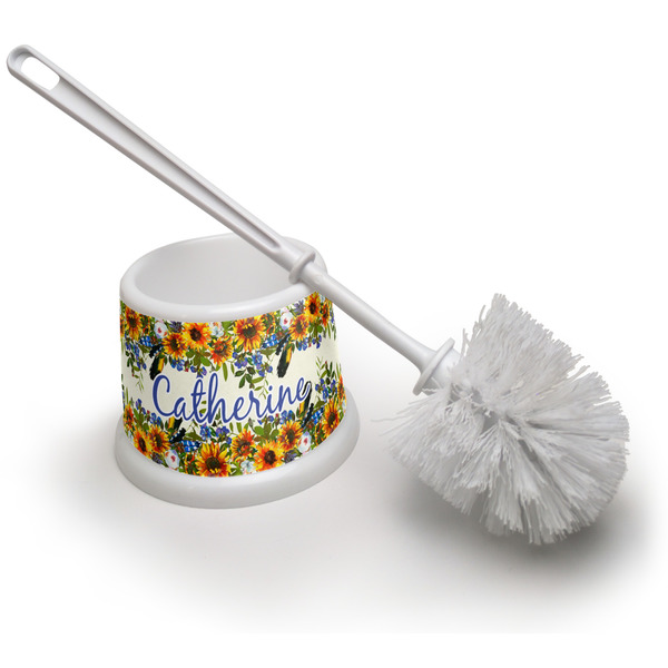 Custom Sunflowers Toilet Brush (Personalized)