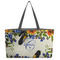 Sunflowers Tote w/Black Handles - Front View