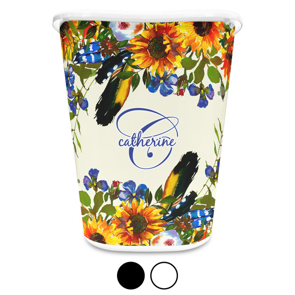 Sunflowers Trash Can Aggregate